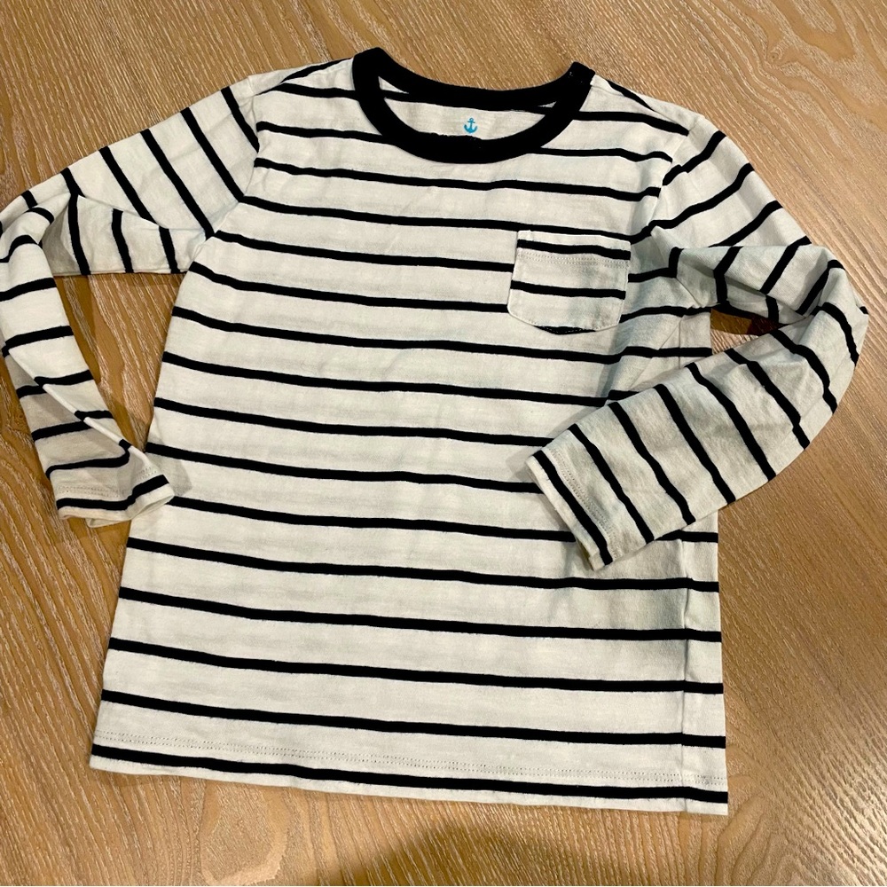 CrewCuts boys long sleeve stripe shirt